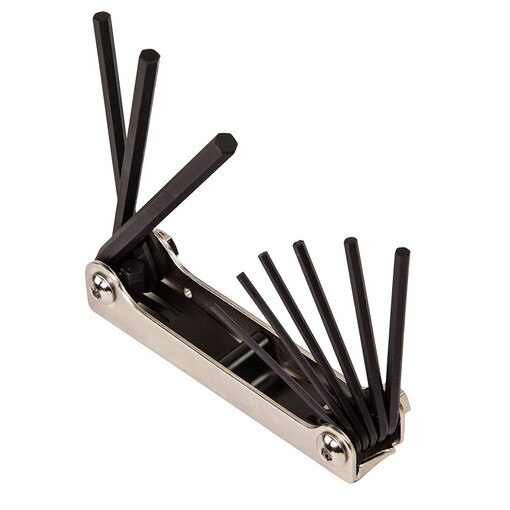 5/64" - 1/4" Nine Key SAE Folding