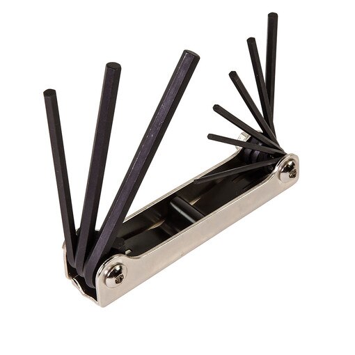 5/64" - 1/4" Nine Key SAE Folding