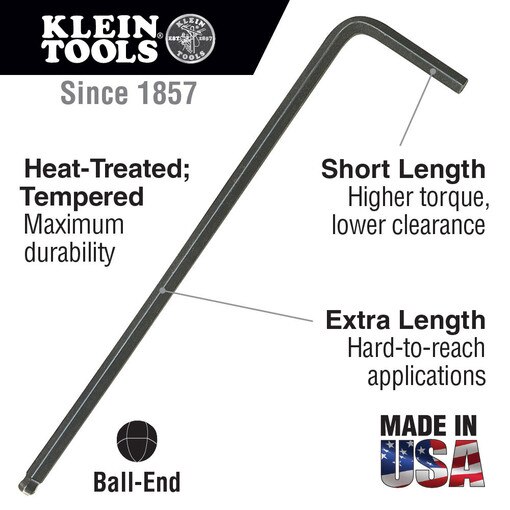 2mm L-Style Ball End Hex Key