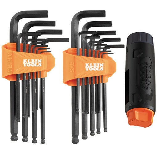 Long Ball-End Hex Key Set with