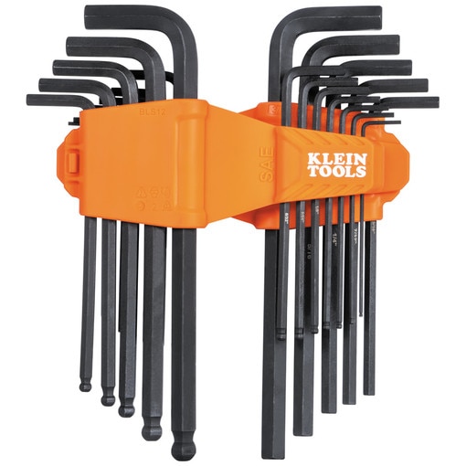 Long Ball-End Hex Key Set with