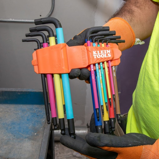 Color Coded Extra-Long L Style Hex