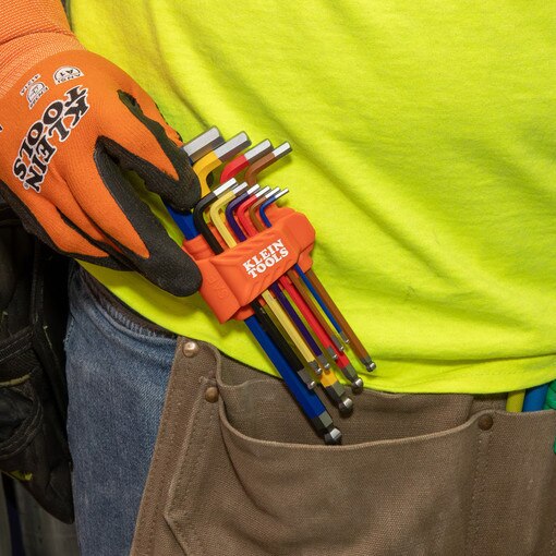 Powder Coated Long Ball-End Hex Key