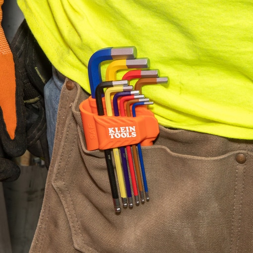 Powder Coated Long Ball-End Hex Key