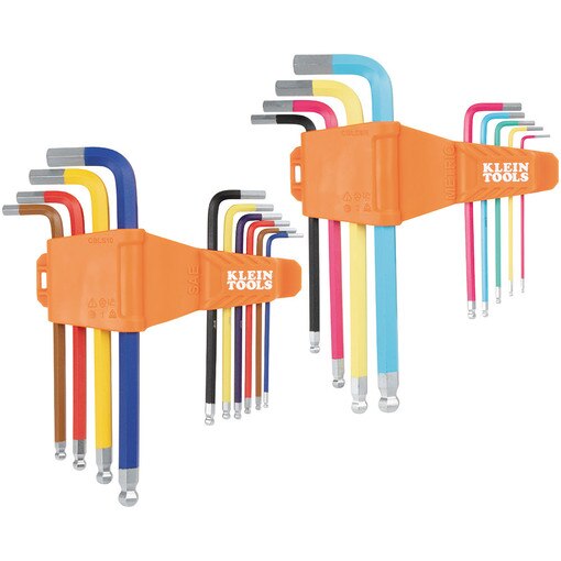 Powder Coated Long Ball End Hex Key