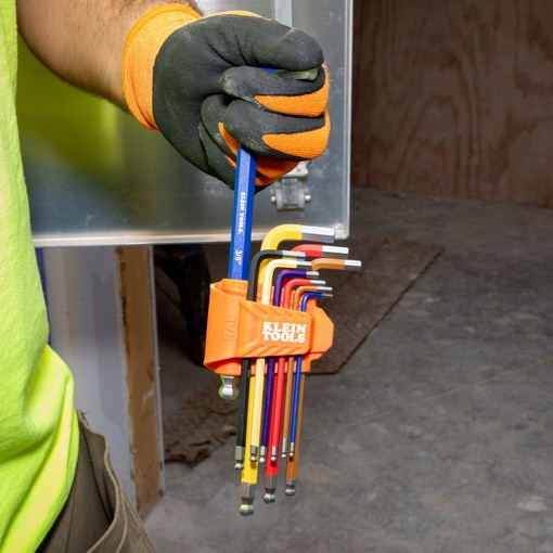 Powder Coated Long Ball End Hex Key