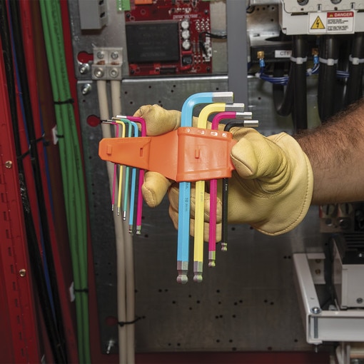 Powder Coated Long Ball End Hex Key