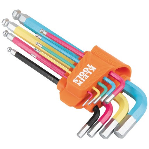 Powder Coated Long Ball-End Hex Key