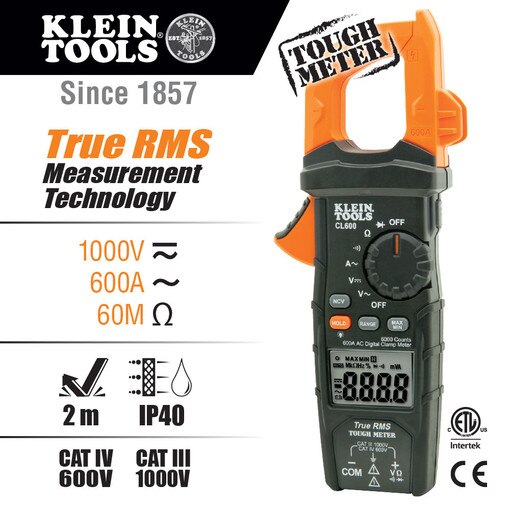 600A Digital Clamp Meter AC