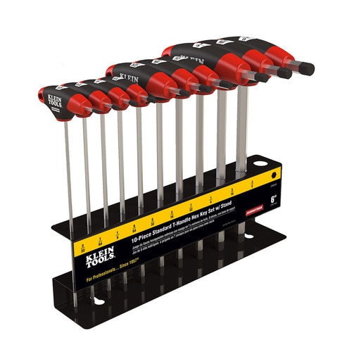 6" Blade Length SAE T-Handle 10pc.