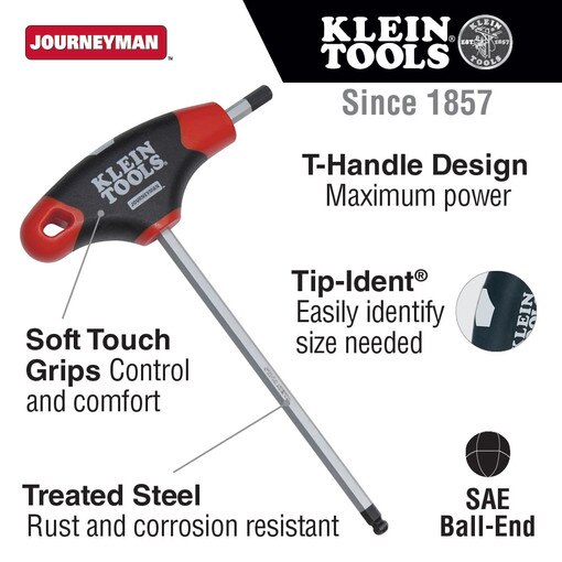 9/64" Ball End Hex X 6" Blade