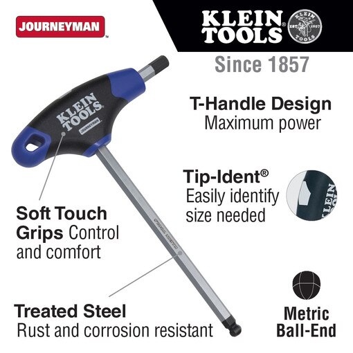 10mm Ball End Hex X 6" Blade Length