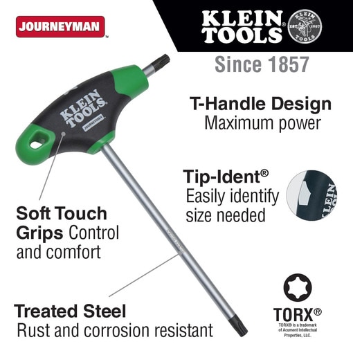 T10 Torx X 6" Blade Length