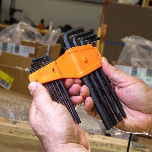 Long Hex Key Set, Metric, 10-Piece