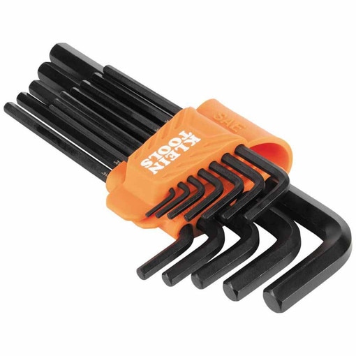 L-Style Long Hex Key Set, SAE,
