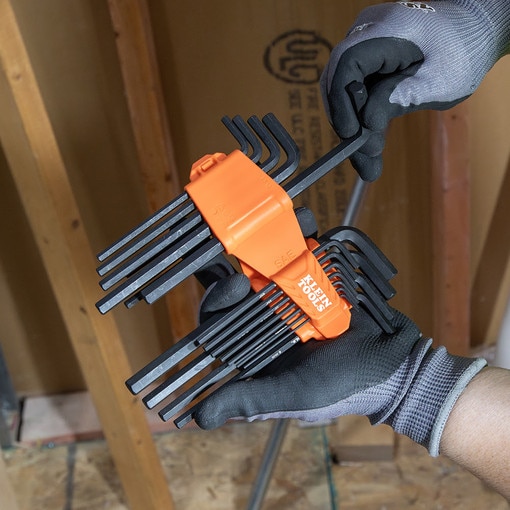 L-Style Long Hex Key Set, SAE and