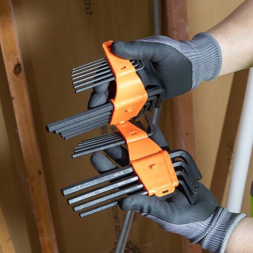 L-Style Long Hex Key Set, SAE and