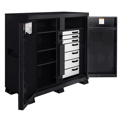 Knaack Locking System Knaack 112-KL-50NR 54.9 cu ft Locking Steel Tool Cabinet with Shelves ...