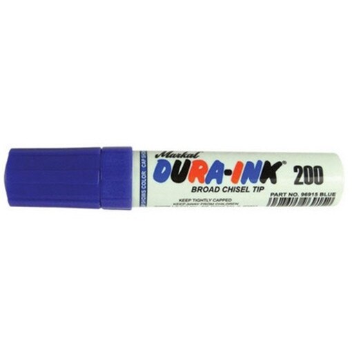 Blue Dura-Ink 200-Broad Chisel Tip