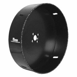 6-3/8" (162 mm) Carbide Grit Hole