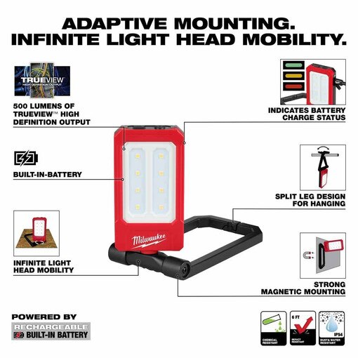 Milwaukee Rechargeable Low-Profile