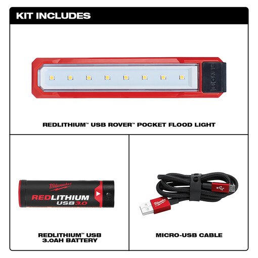 USB Rechargeable Rover Pocket Flood