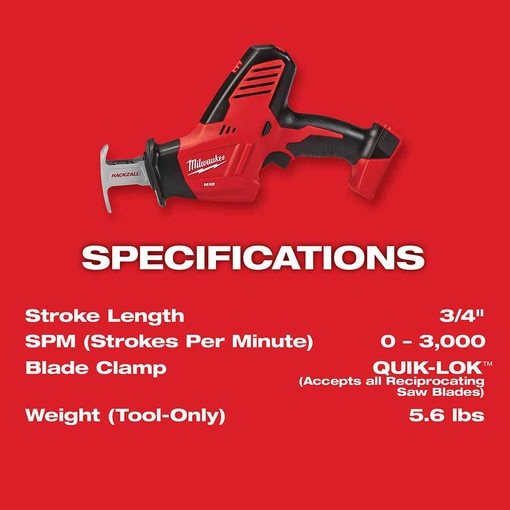 M18 18-Volt Hackzall Cordless