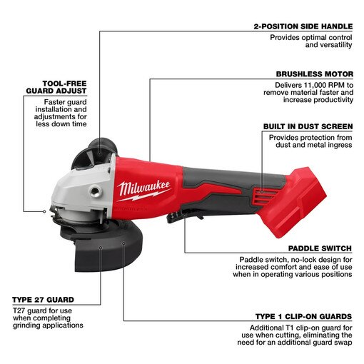 M18 Brushless 4-1/2" / 5" Cut-Off