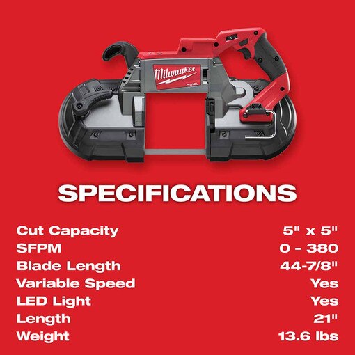 M18 FUEL Deep Cut Band Saw - (2)