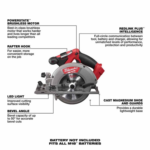 M18 FUEL 6-1/2" Circular Saw Tool