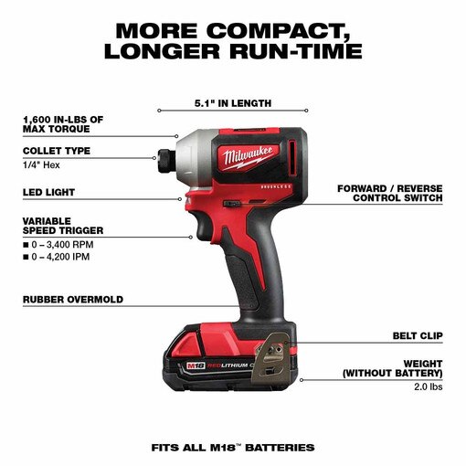 M18 Brushless Hammer Drill/Impact