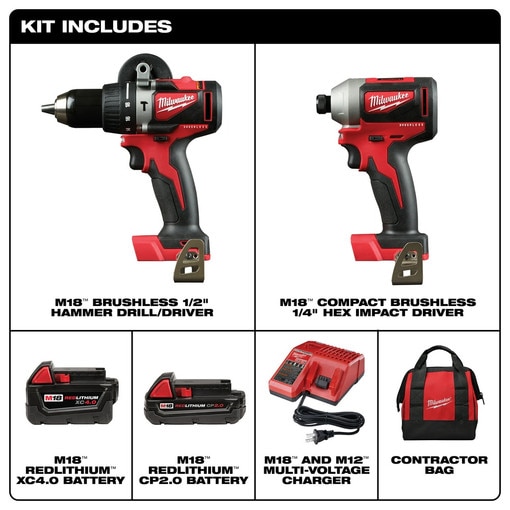 M18 Brushless Hammer Drill/Impact