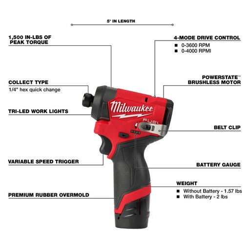 M12 FUEL 2-Tool Combo Kit