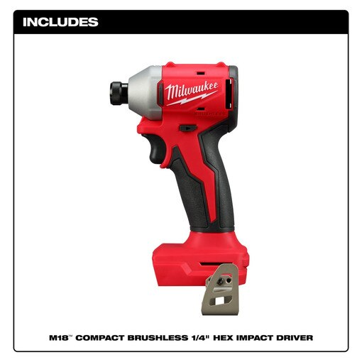 M18 Compact Brushless 1/4" Hex
