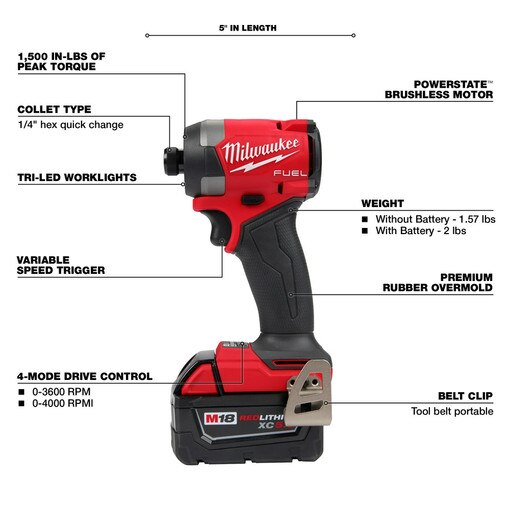M18 FUEL 2-Tool Combo Kit (1/2 in.