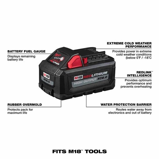 M18 REDLITHIUM High Output XC6.0