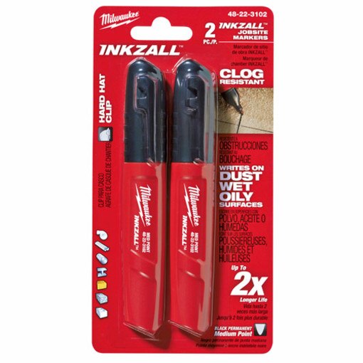 Inkzall Black Medium Point Marker