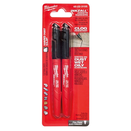 2Pk Fine Pt Black Markers