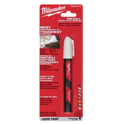1PK INKZALL White Paint Marker