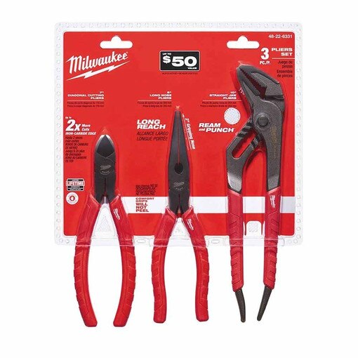 Comfort Grip Pliers Kit - 3pc
