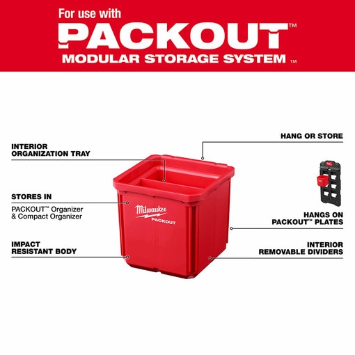 2PK PACKOUT Shop Storage Bin Set