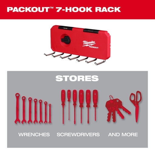 PACKOUT 7-Hook Rack