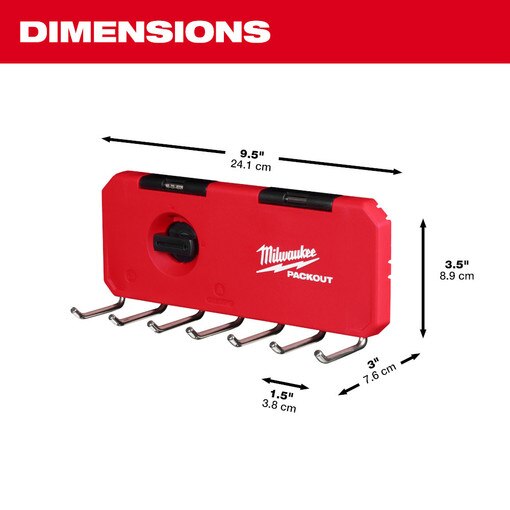 PACKOUT 7-Hook Rack