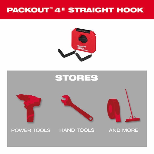 PACKOUT Shop Storage 4" Straight