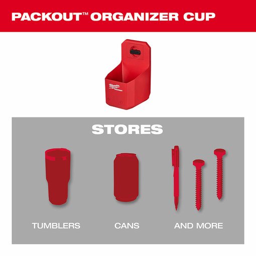 PACKOUT Shop Storage Organizer Cup