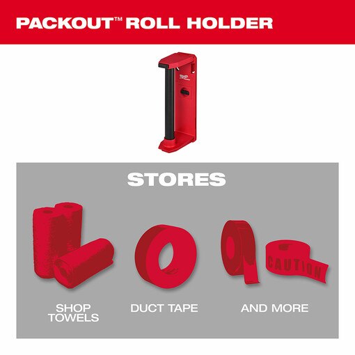PACKOUT Shop Storage Roll Holder