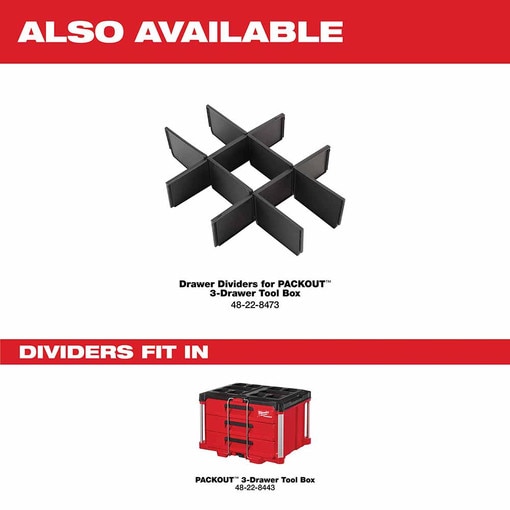 PACKOUT 3-Drawer Tool Box