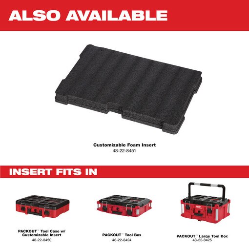 Packout Tool Case W/ Foam Insert