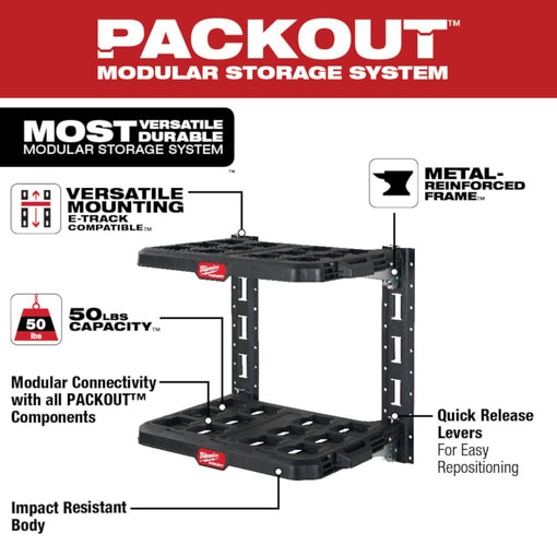 PACKOUT 2-Shelf Racking Kit