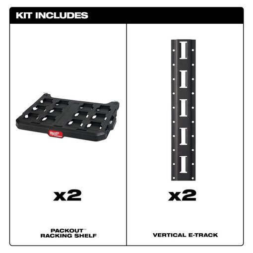 PACKOUT 2-Shelf Racking Kit